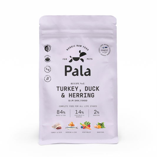 Pala Turkey, Duck & herring 1kg